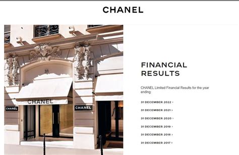 chanel financial results 2023|Chanel finance.